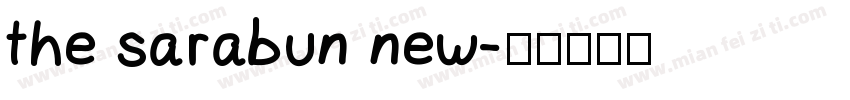 the sarabun new字体转换